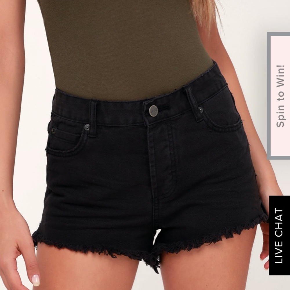 SOLD Amuse society black shorts NWT